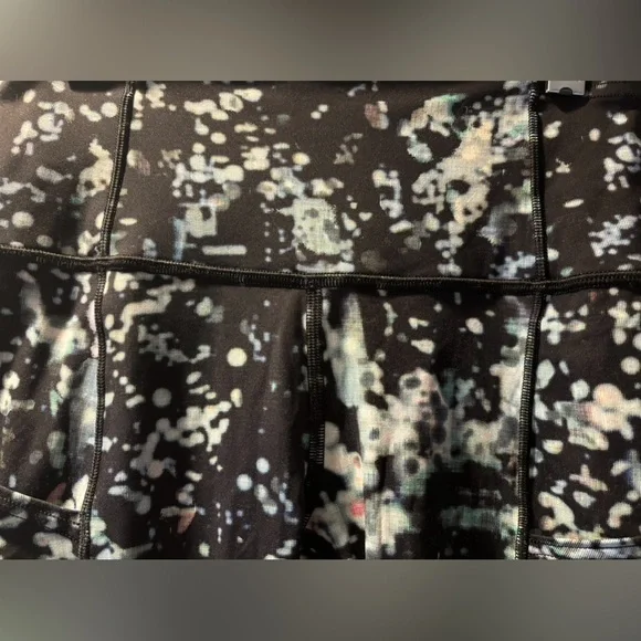 Lululemon FAST & FREE crop ii Leggings with NULUX 19”  in Pixel Haze Black ✔️ - Picture 9 of 9